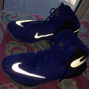 New Nike Blue Basketball Shoes